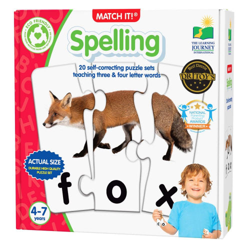 The Learning Journey - MATCH IT! - SPELLING - Limolin 