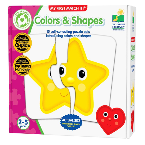 The Learning Journey - MY FIRST MATCH IT! - COLORS AND SHAPES - Limolin 