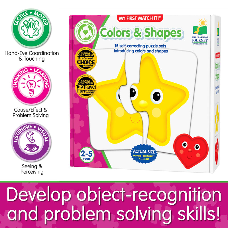 The Learning Journey - MY FIRST MATCH IT! - COLORS AND SHAPES - Limolin 