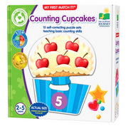 The Learning Journey - MY FIRST MATCH IT! - COUNTING CUPCAKES - Limolin 