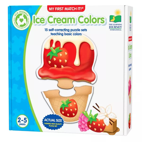 The Learning Journey - MY FIRST MATCH IT! - ICE CREAM COLORS - Limolin 