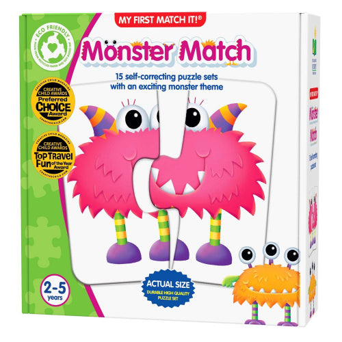 The Learning Journey - MY FIRST MATCH IT! - MONSTER MATCH - Limolin 