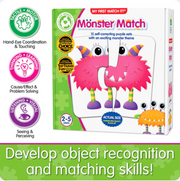 The Learning Journey - MY FIRST MATCH IT! - MONSTER MATCH - Limolin 