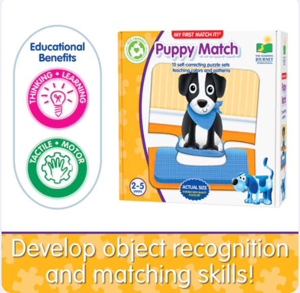 The Learning Journey - MY FIRST MATCH IT! - PUPPY MATCH - Limolin 