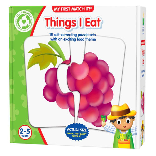 The Learning Journey - MY FIRST MATCH IT! - THINGS I EAT - Limolin 