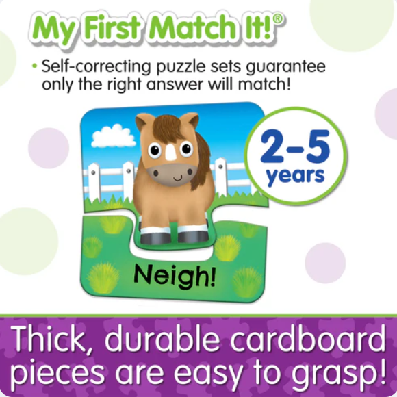 The Learning Journey - MY FIRST MATCH IT! - WHAT SOUND DO I MAKE? - Limolin 