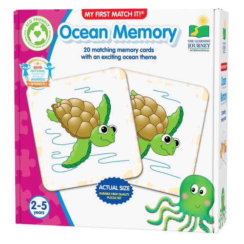 The Learning Journey - MY FIRST MEMORY GAME - OCEAN - Limolin 