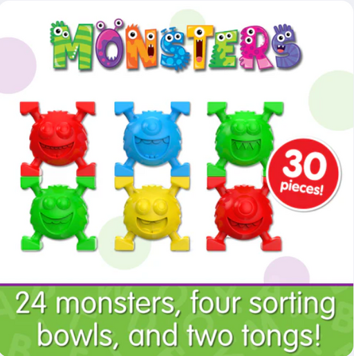 The Learning Journey - SORT & STACK MONSTERS - Limolin 