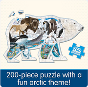 The Learning Journey - WILDLIFE WORLD - ARCTIC PUZZLE (200PCS) - Limolin 