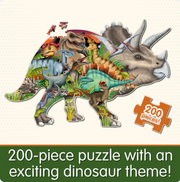 The Learning Journey - WILDLIFE WORLD - DINOSAURS PUZZLE (200PCS) - Limolin 