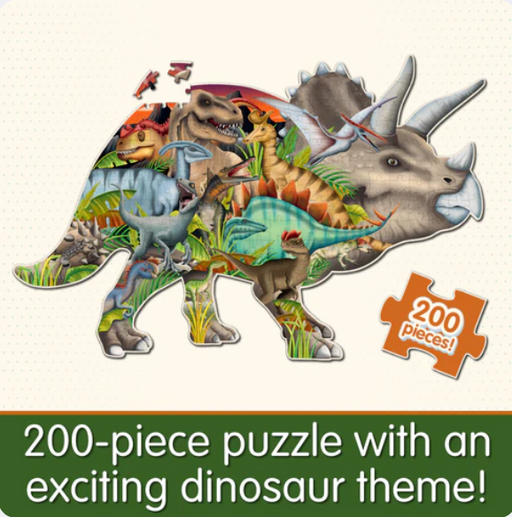 The Learning Journey - WILDLIFE WORLD - DINOSAURS PUZZLE (200PCS) - Limolin 