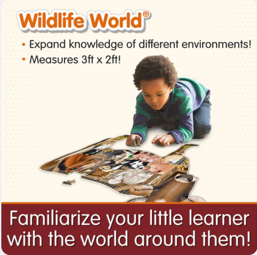 The Learning Journey - WILDLIFE WORLD - FARM PUZZLE (200PCS) - Limolin 