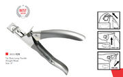 MBI - 131 Long-Handle Nail Tip Slicer – Nail tip slicer usage diagram