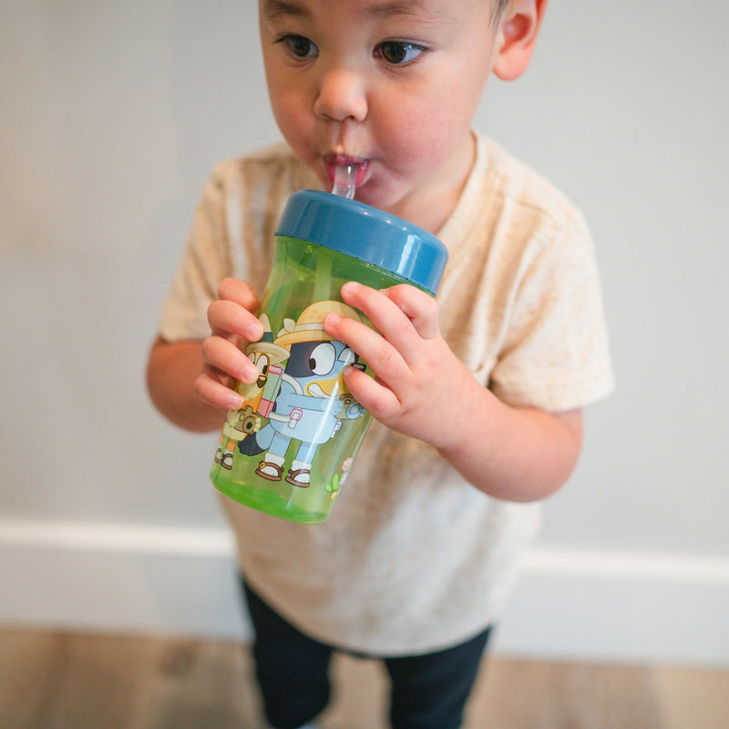 Tomy - Bluey - 12Oz Non Insulated Straw Cup 1Pk - Limolin 