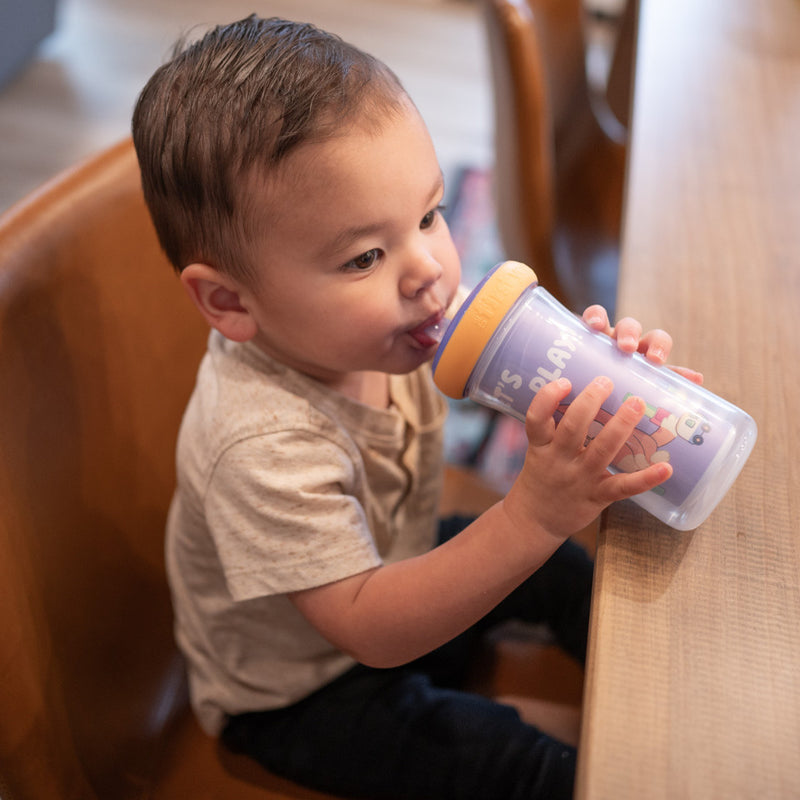 Tomy - Bluey - Dropguard Insulated 9Oz Straw Cup 2Pk - Limolin 