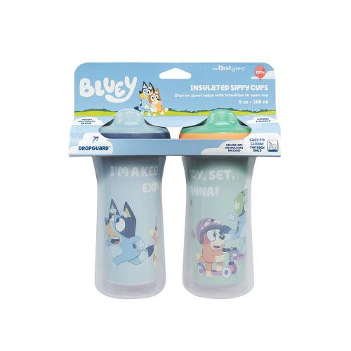 Tomy - Bluey - Insulated 9Oz Sippy Cup 2Pk - Limolin 