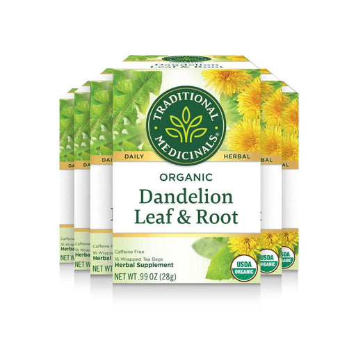 Traditional Medicinals - Dandelion Leaf & Root 16 Tbags - Limolin 