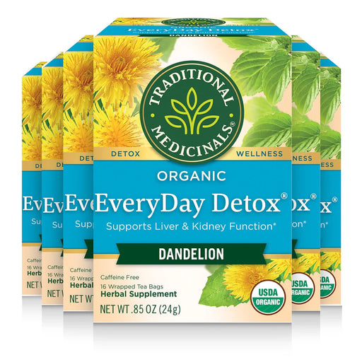 Traditional Medicinals - Everyday Detox Dandelion16 Tbags - Limolin 