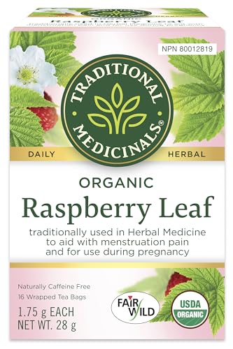 Traditional Medicinals - Org Raspberry Leaf Tea 16 Tbags - Limolin 