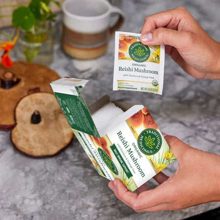 Traditional Medicinals - Org Reishi Mushroom 16 Tbags - Limolin 