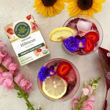 Traditional Medicinals - Organic Hibiscus 16 Tbags - Limolin 