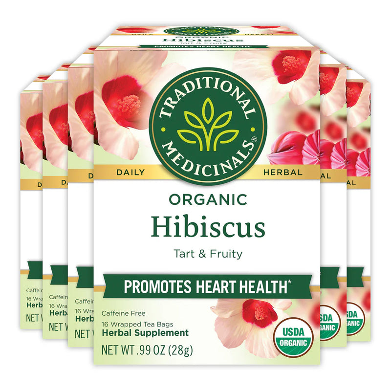 Traditional Medicinals - Organic Hibiscus 16 Tbags - Limolin 