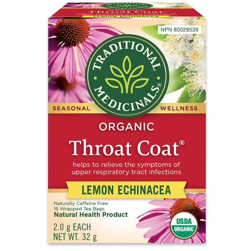 Traditional Medicinals - Throat Coat 16's - 16 T.bags - Limolin 