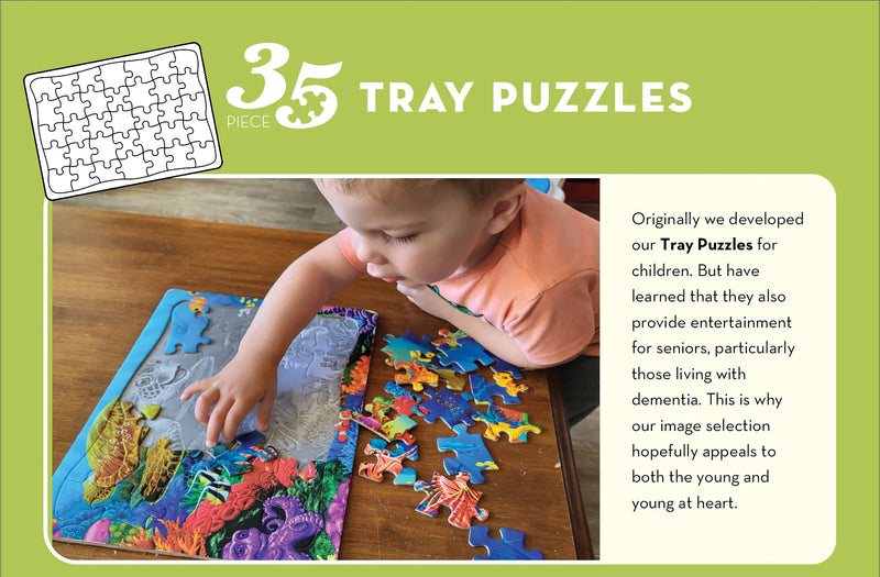 Cobble Hill - 35 Piece Tray Puzzle - Black Lab Puppies