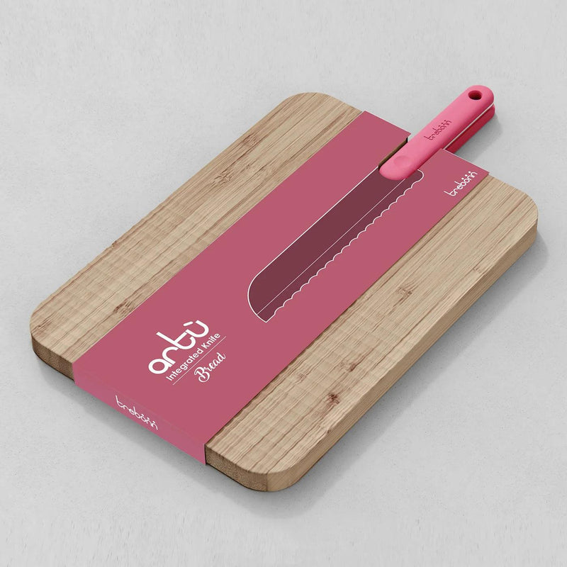 Trebonn - Artù Integrated Knife Bread 2/St Coral - Limolin 