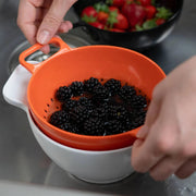 Trebonn - Duo Rinse & Serve Small White, Orange - Limolin 