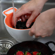 Trebonn - Duo Rinse & Serve Small White, Orange - Limolin 