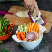 Trebonn - Duo Rinse & Serve Small White, Orange - Limolin 