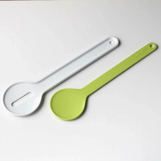 Trebonn - In Nest & Serve Salad Servers 2/St Green, White - Limolin 