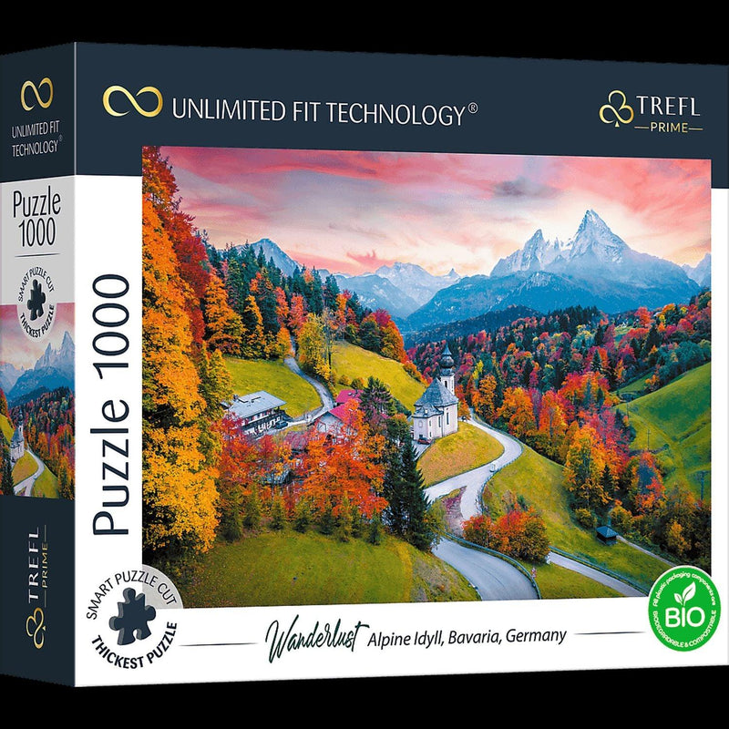 Trefl - At The Foot of Alps Bavaria Germany (1000-Piece Puzzle) - Limolin 