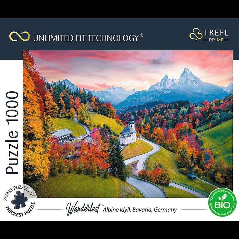 Trefl - At The Foot of Alps Bavaria Germany (1000-Piece Puzzle) - Limolin 