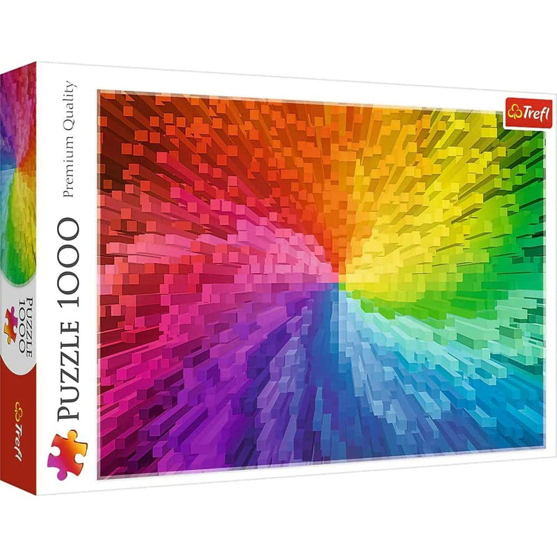 Trefl - Cubic Gradient (1000-Piece Puzzle) - Limolin 