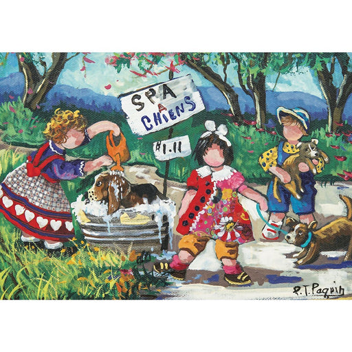 Trefl - P Paquin - Dog Spa (500-Piece Puzzle) - Limolin 