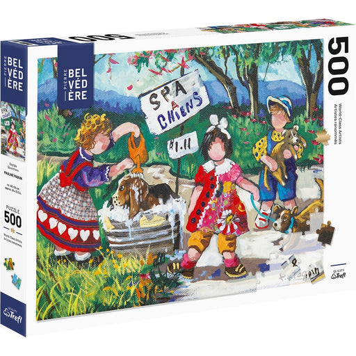 Trefl - P Paquin - Dog Spa (500-Piece Puzzle) - Limolin 