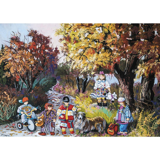 Trefl - P Paquin Walking The Dog (500-Piece Puzzle) - Limolin 