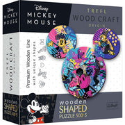 Trefl - Puzzle - Disney Mickey Mouse - Woodcraft - 500Pc - Limolin 