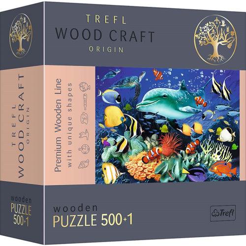 Trefl - Puzzle - Sea Life - Wooden Puzzle - 500Pc - Limolin 