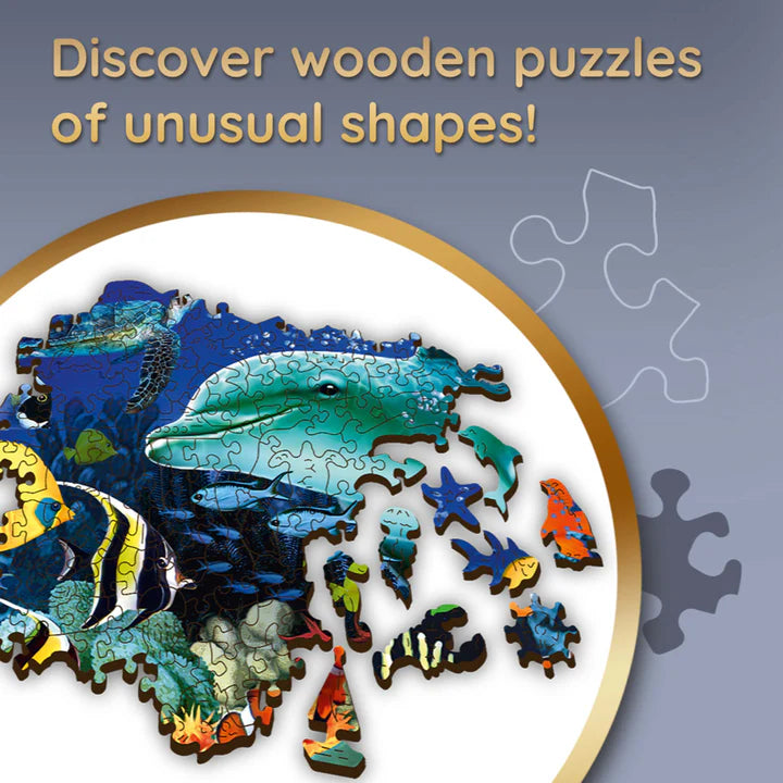 Trefl - Puzzle - Sea Life - Wooden Puzzle - 500Pc - Limolin 
