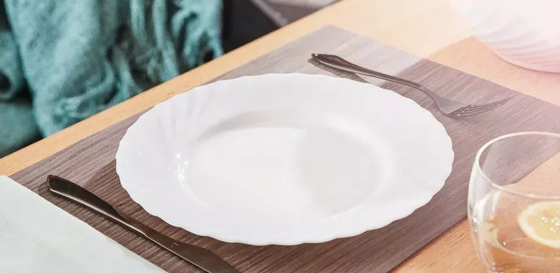 Luminarc Trianon White Dinner Plate, 27 cm