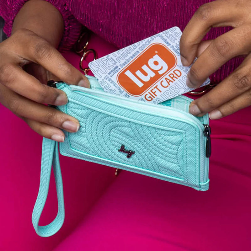 LUG - Twirl Matte Luxe VL RFID Wristlet Wallet