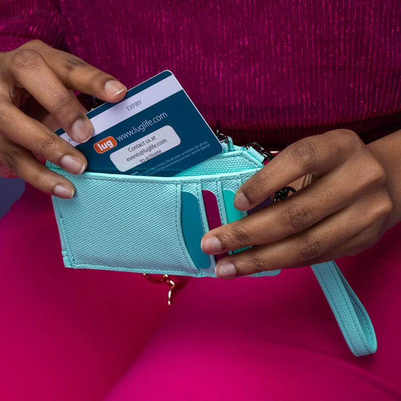 LUG - Twirl Matte Luxe VL RFID Wristlet Wallet