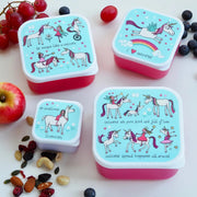 Tyrrell Katz - Snack Boxes 4/St Unicorn - Limolin 
