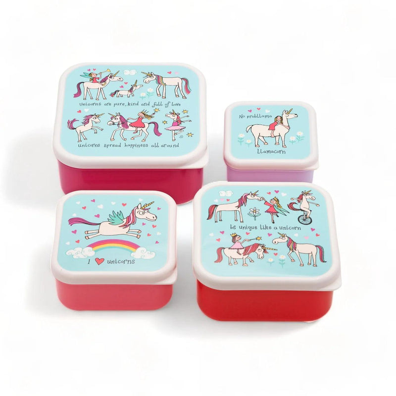 Tyrrell Katz - Snack Boxes 4/St Unicorn - Limolin 
