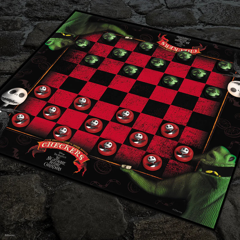 USAopoly - Checkers & Tic Tac Toe - Disney - Nightmare Before Christmas - Limolin 