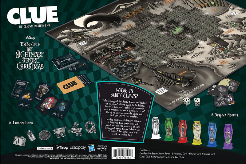 USAopoly - Clue - Disney Nightmare Before Christmas - Limolin 