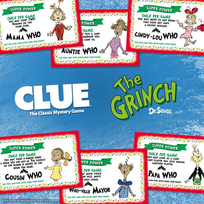 USAopoly - Clue - Dr Seuss The Grinch - Limolin 